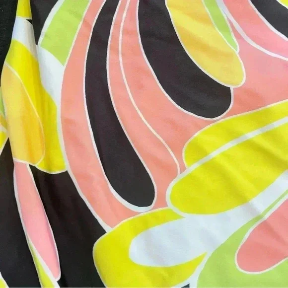 Cupshe one piece swimsuit never worn NWOT black pink green orange 1X - Picture 9 of 9